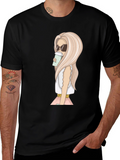 Stylish Woman Graphic Print T-Shirt