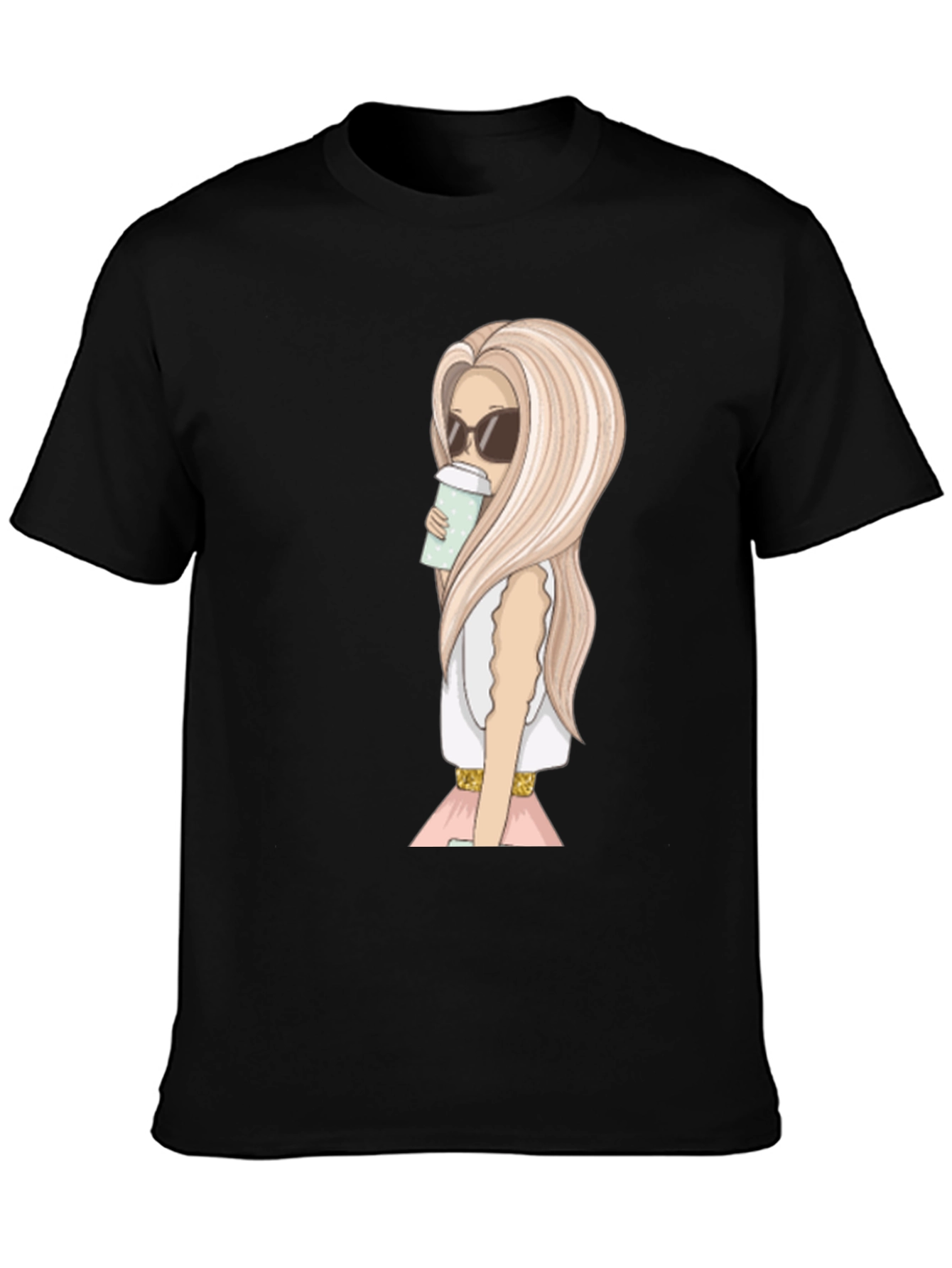 Stylish Woman Graphic Print T-Shirt