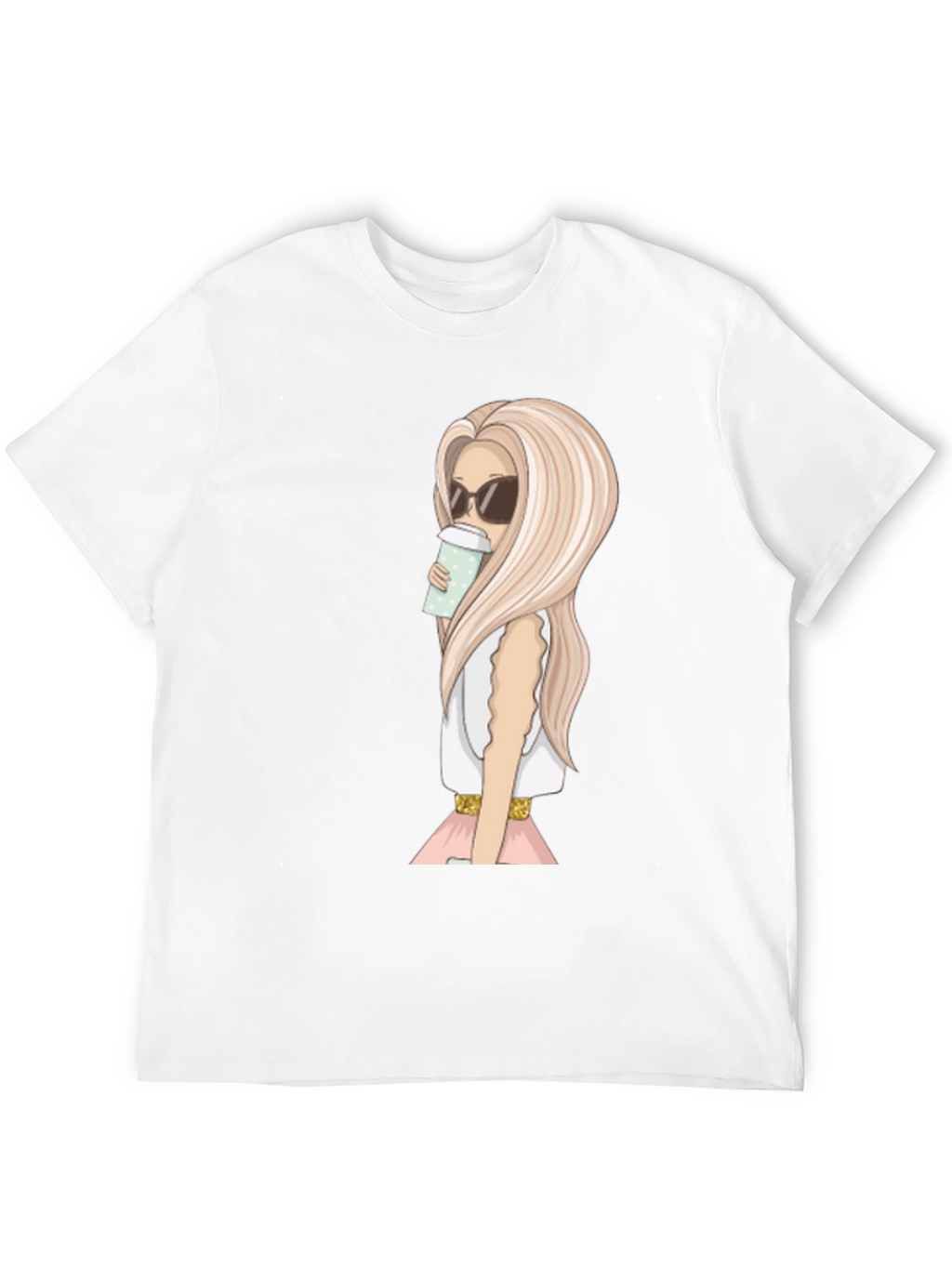 Stylish Woman Graphic Print T-Shirt