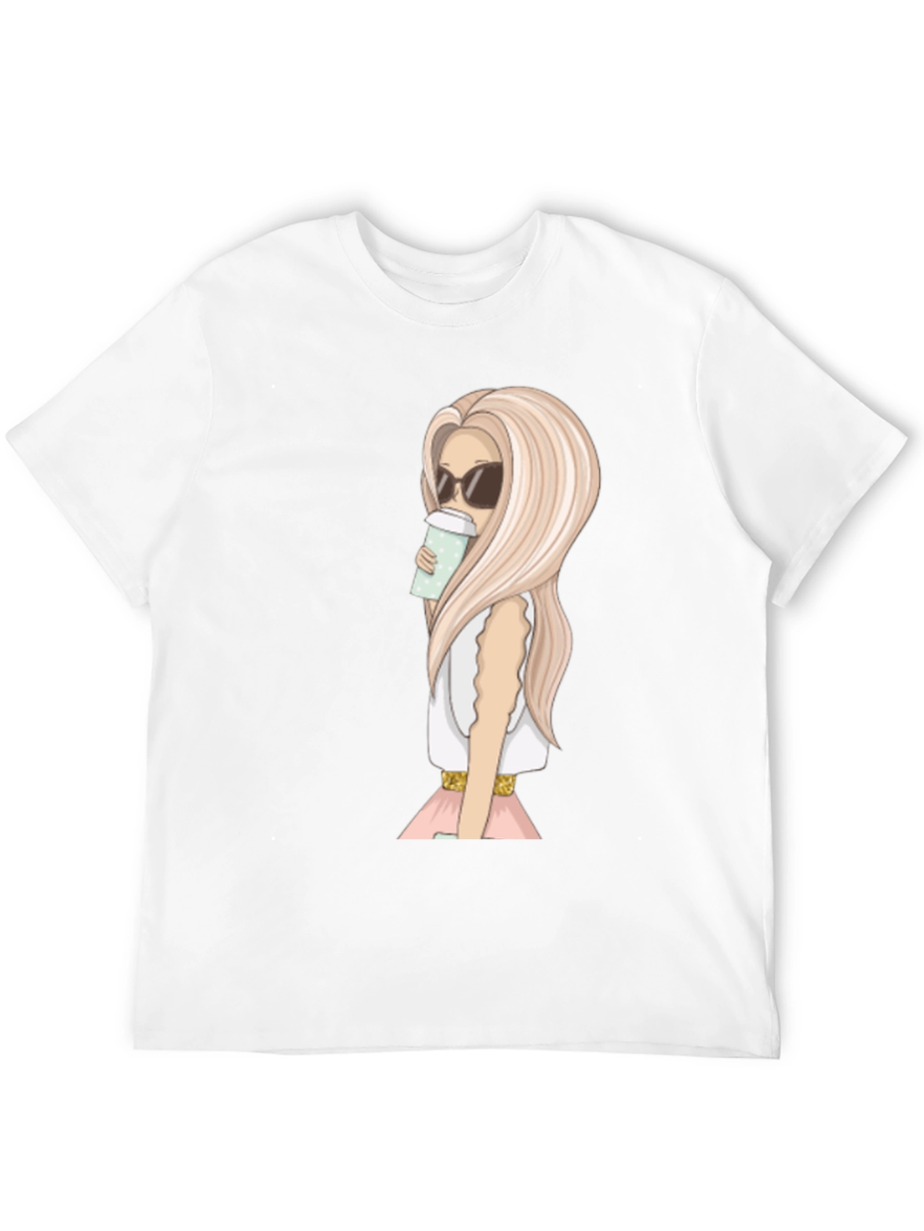 Stylish Woman Graphic Print T-Shirt