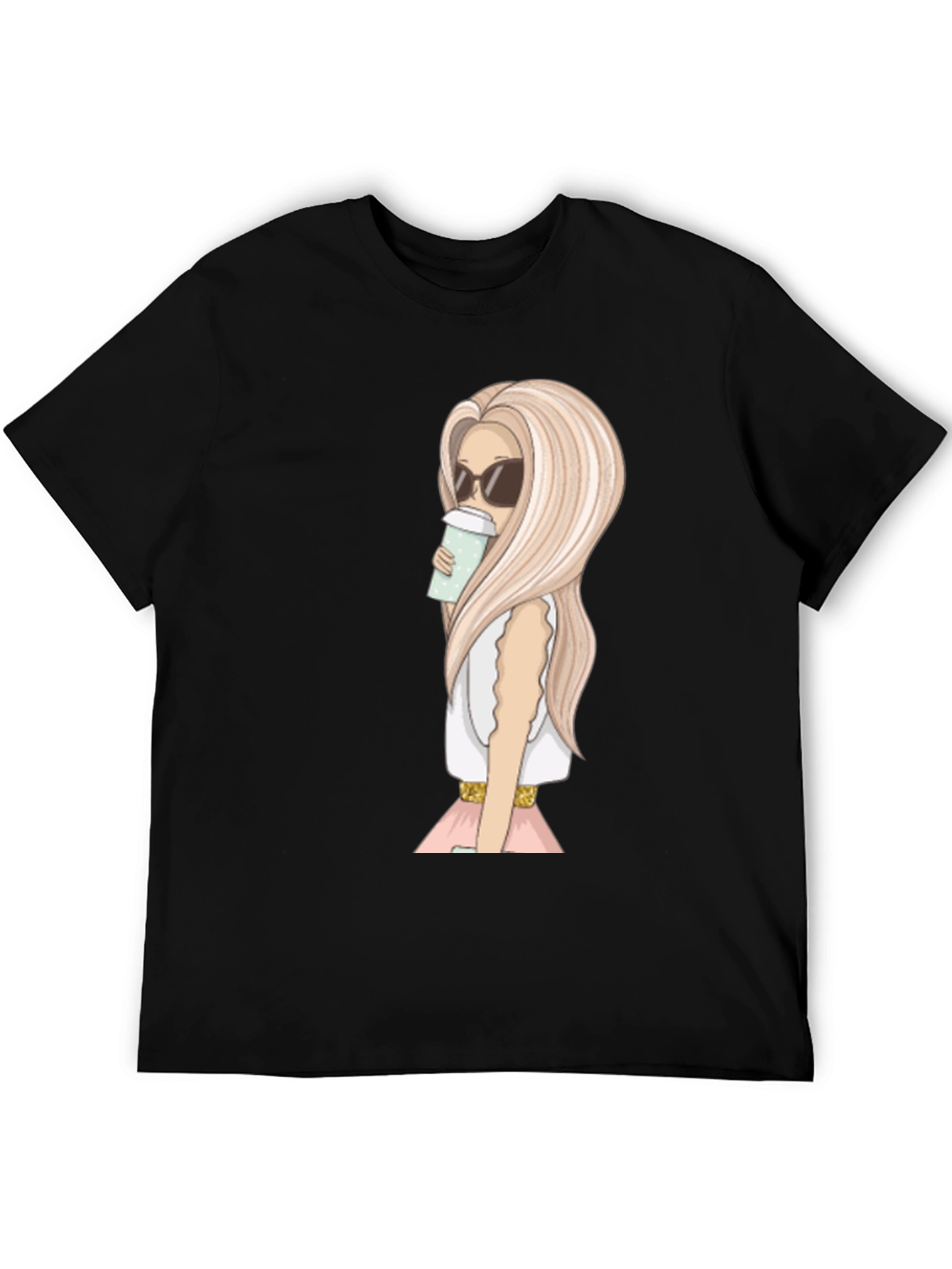 Stylish Woman Graphic Print T-Shirt