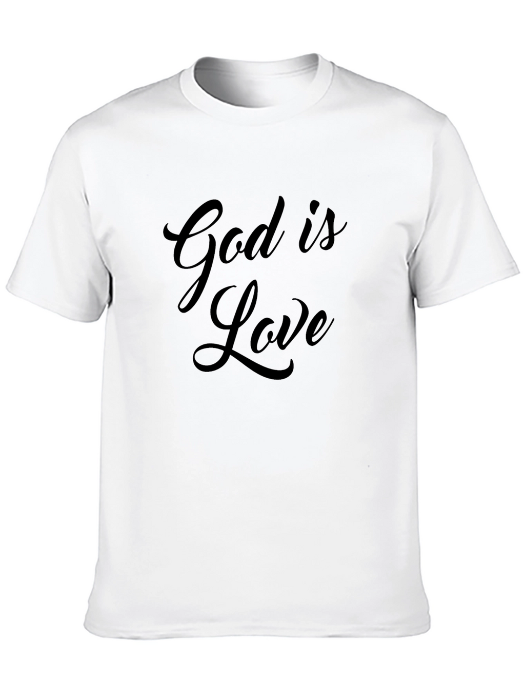 God is Love Black T-Shirt