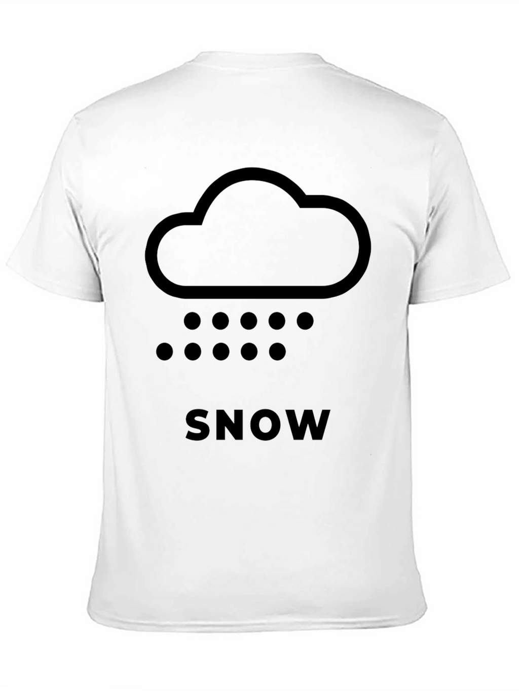 Snow Cloud Graphic Tee - Weather Shirt