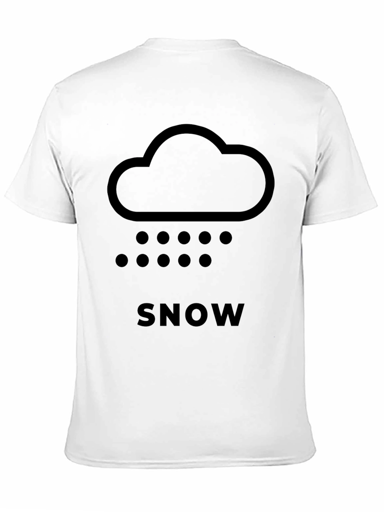Snow Cloud Graphic Tee - Weather Shirt