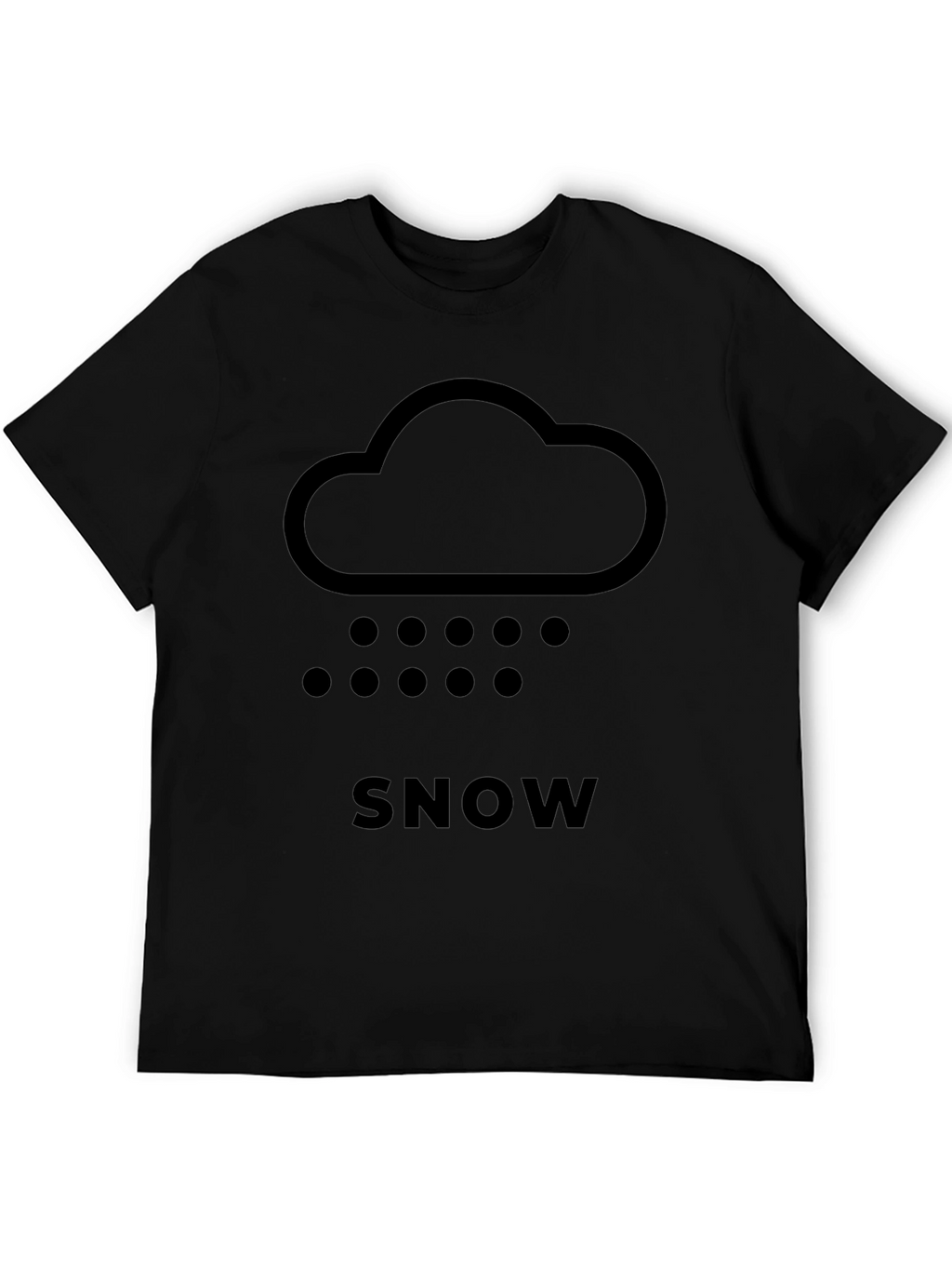 Snow Cloud Graphic Tee - Weather Shirt