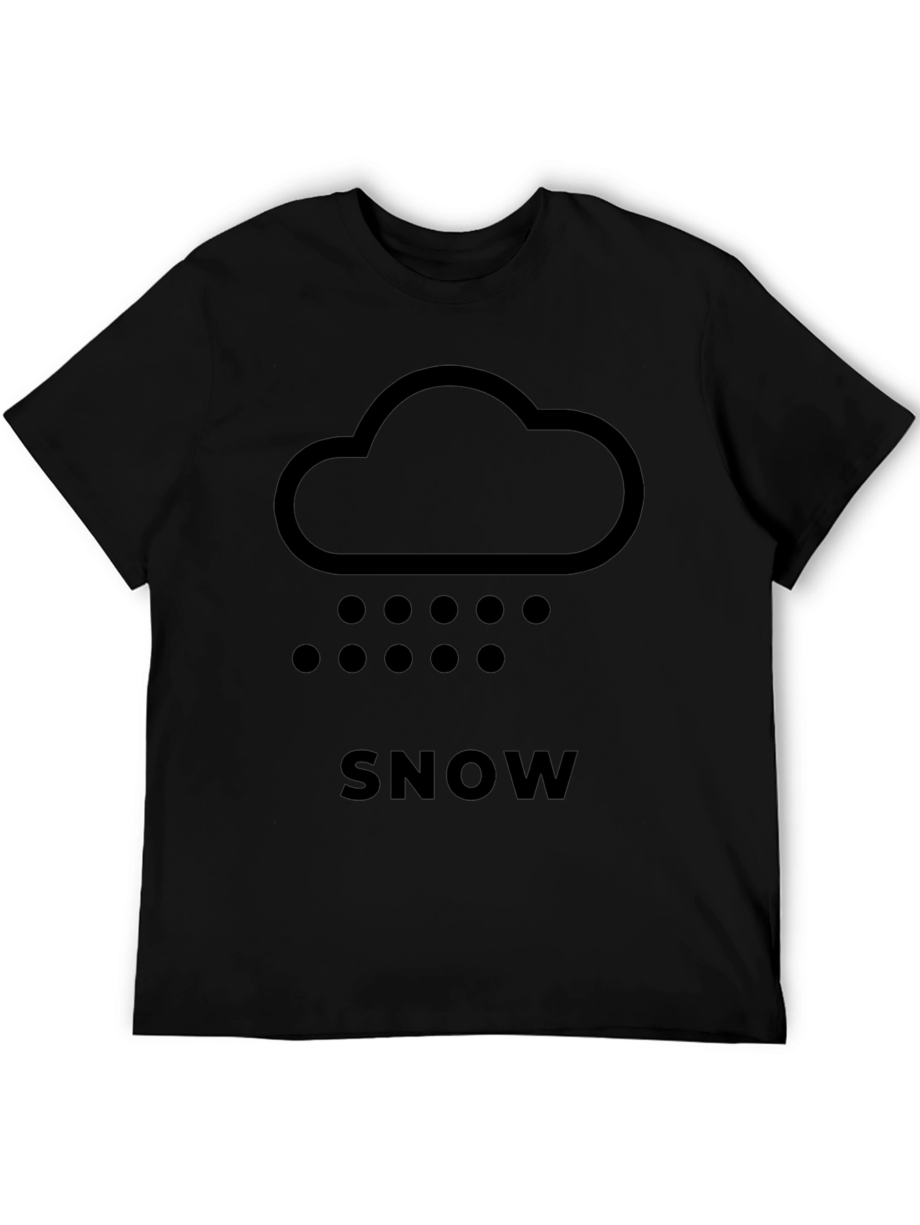 Snow Cloud Graphic Tee - Weather Shirt