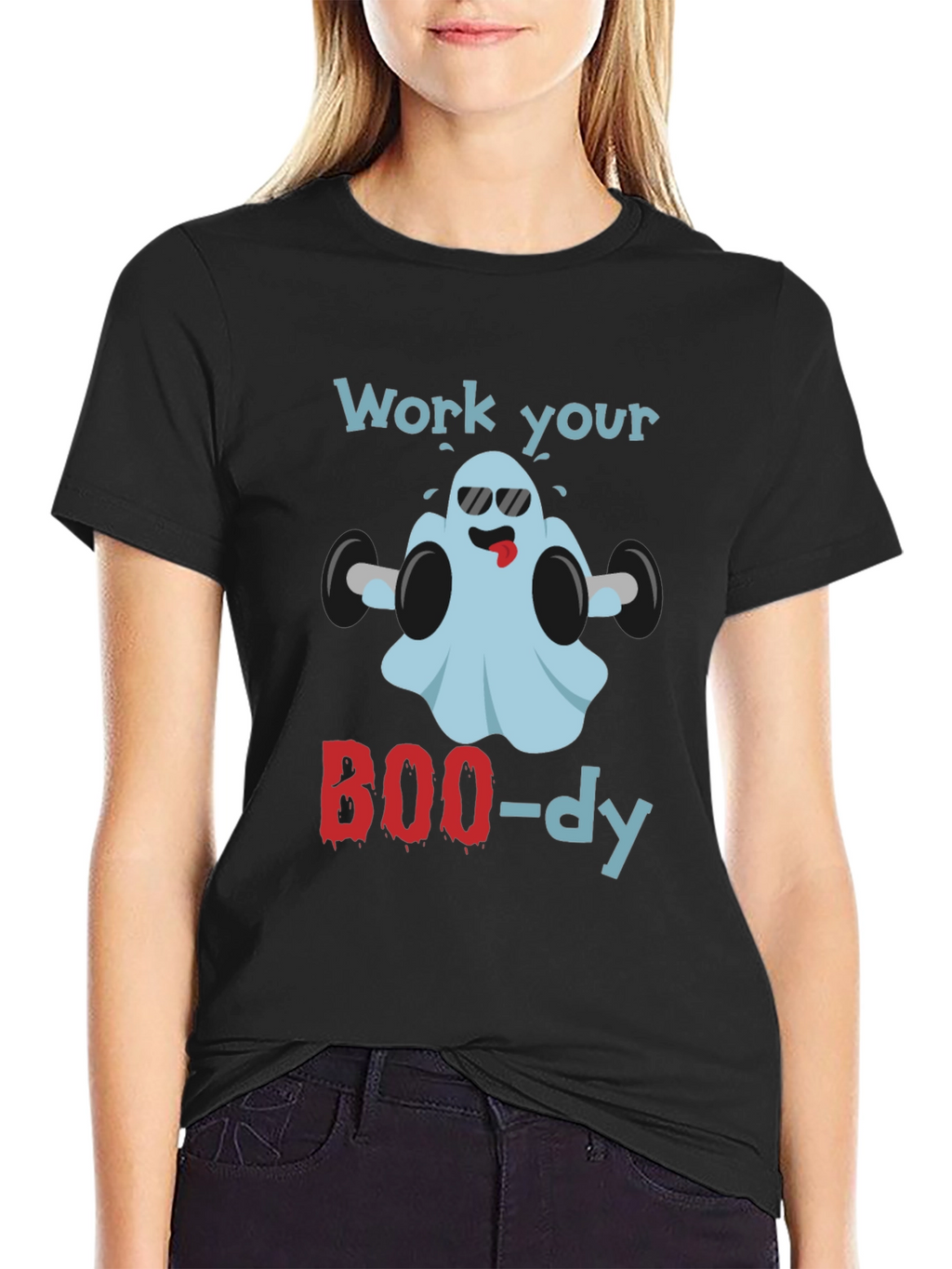 Work Your BOO-dy Halloween Ghost T-Shirt