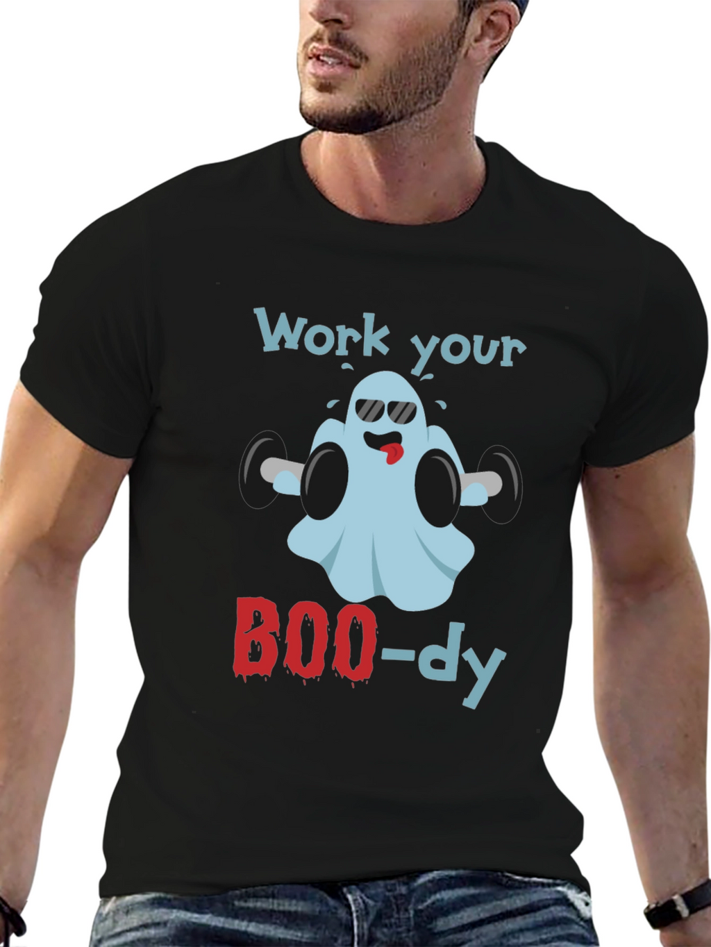 Work Your BOO-dy Halloween Ghost T-Shirt