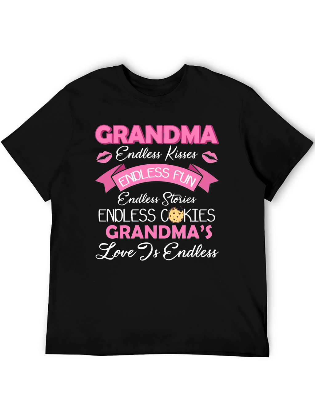 Grandma Endless Love Black T-Shirt