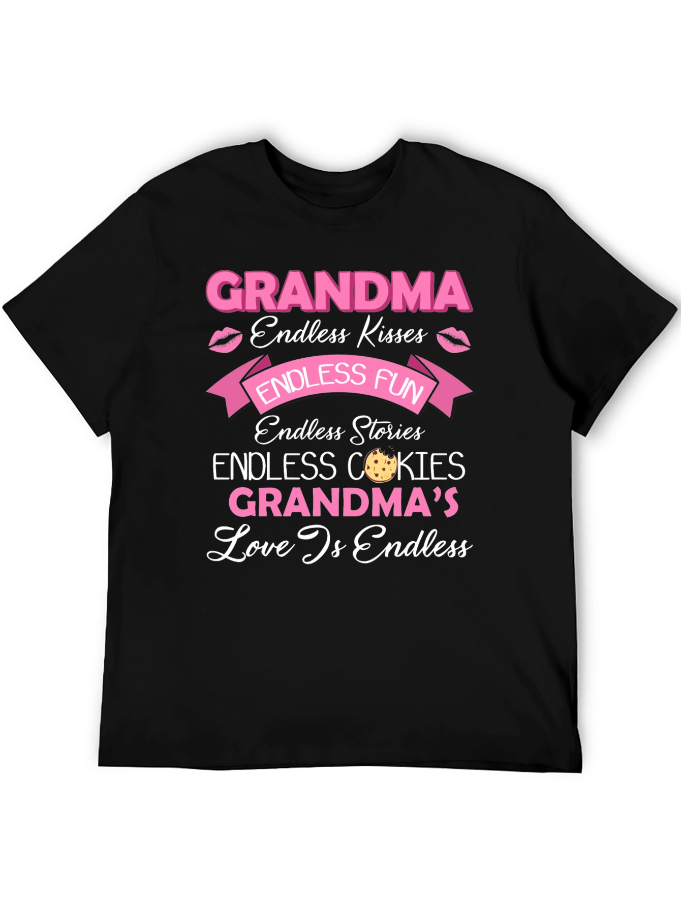 Grandma Endless Love Black T-Shirt
