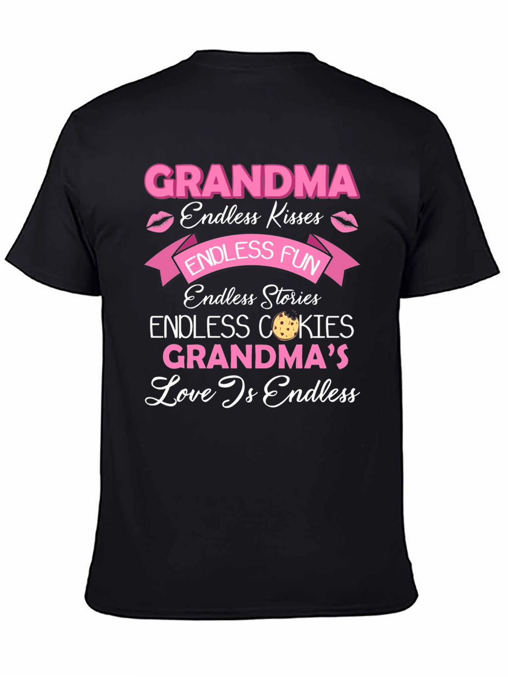 Grandma Endless Love Black T-Shirt