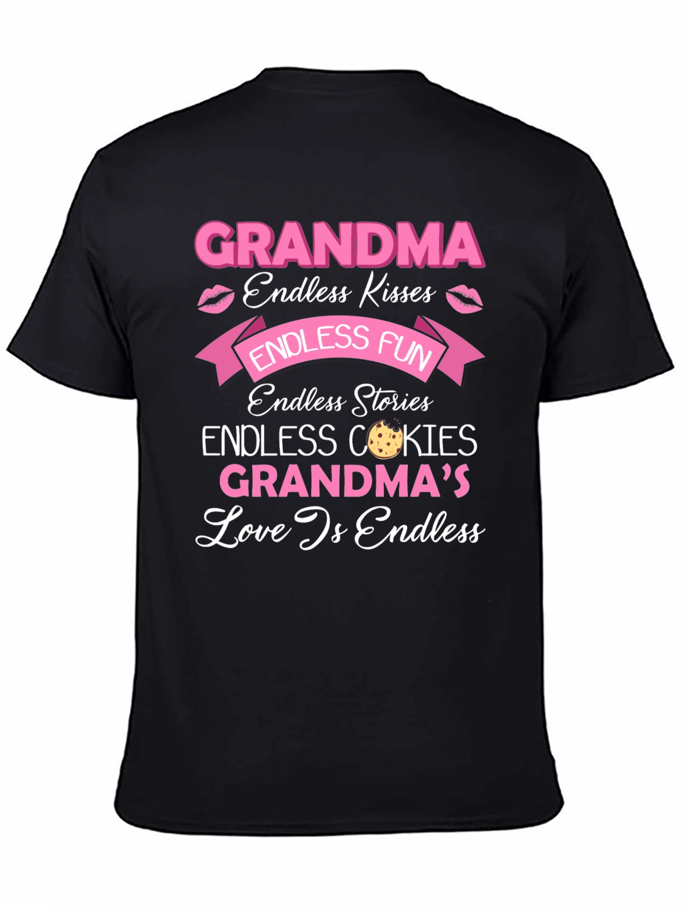 Grandma Endless Love Black T-Shirt