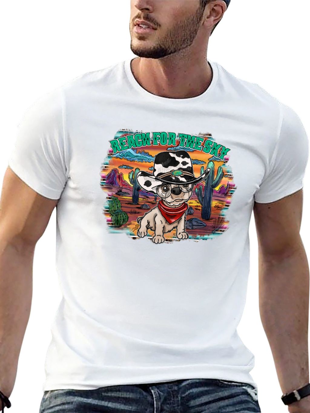 Reach For The Sky Bulldog T-Shirt
