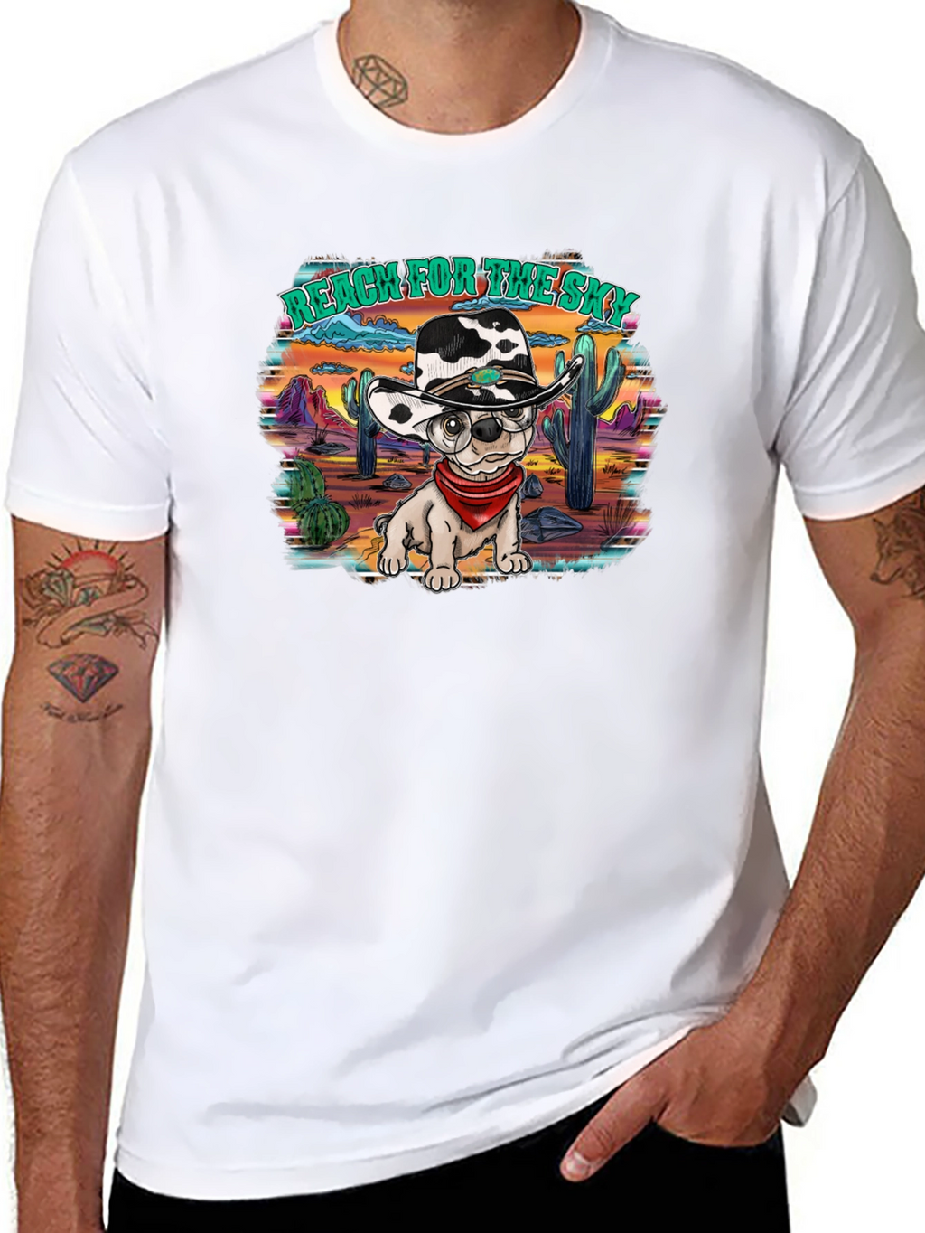 Reach For The Sky Bulldog T-Shirt