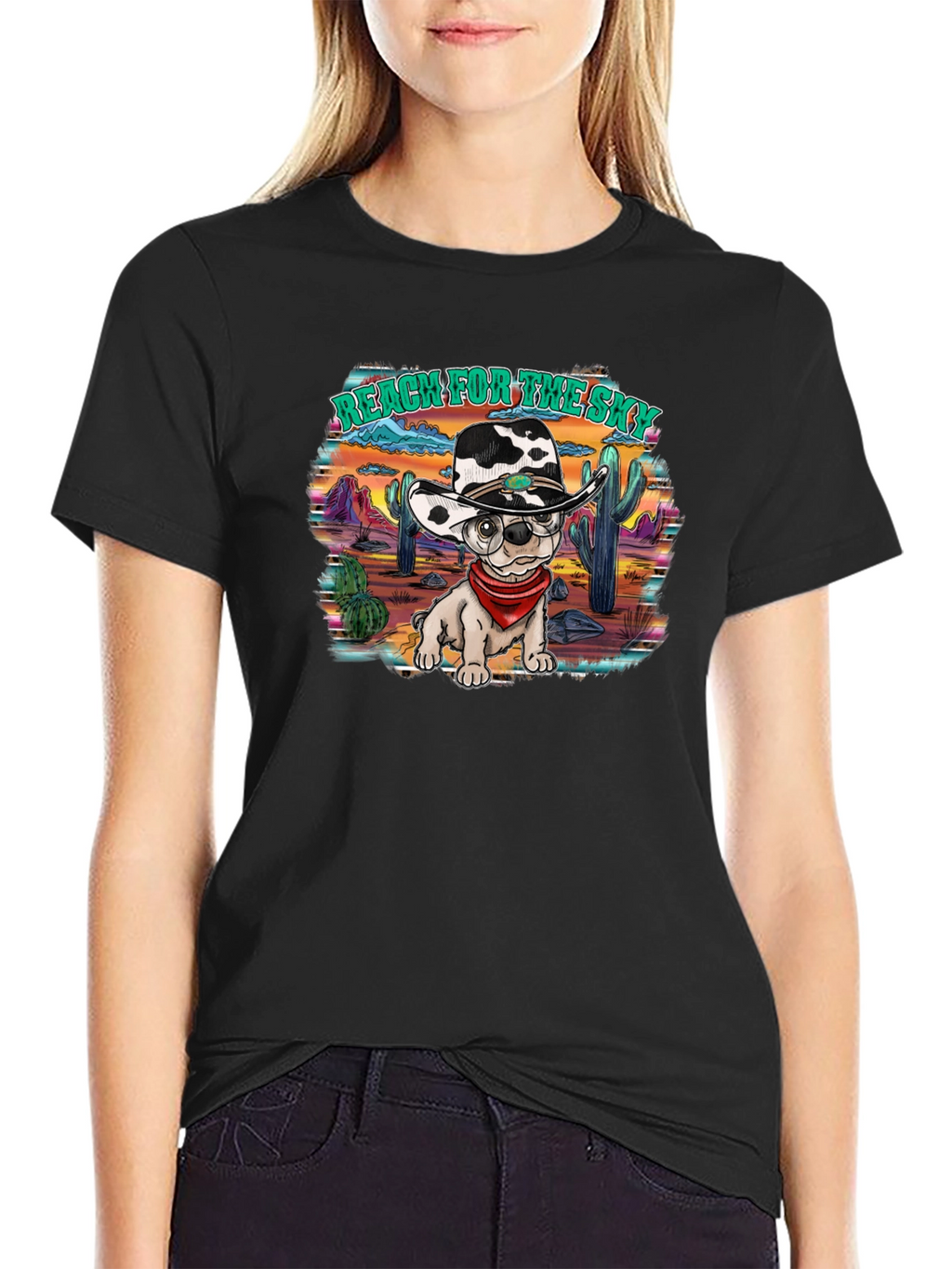Reach For The Sky Bulldog T-Shirt