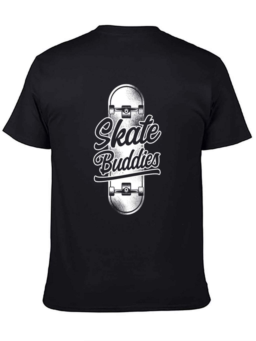 Skate Buddies Black Graphic Tee