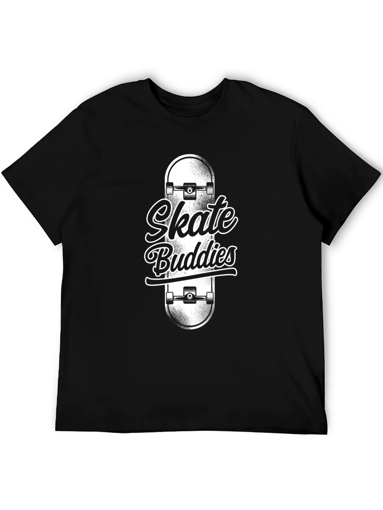 Skate Buddies Black Graphic Tee