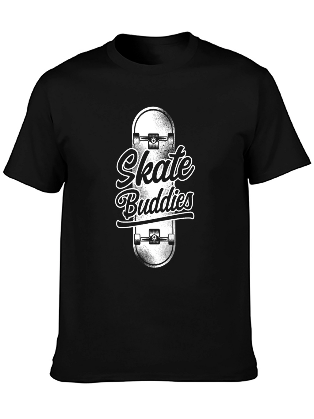 Skate Buddies Black Graphic Tee