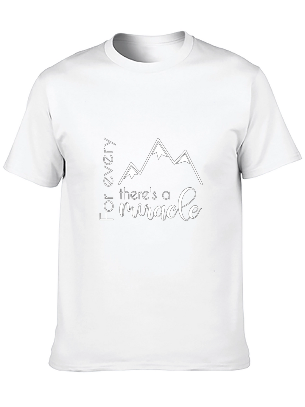 Every Mountain Miracle Tee - Black