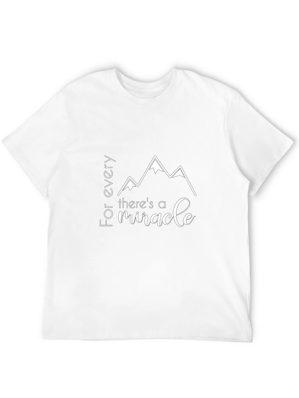 Every Mountain Miracle Tee - Black