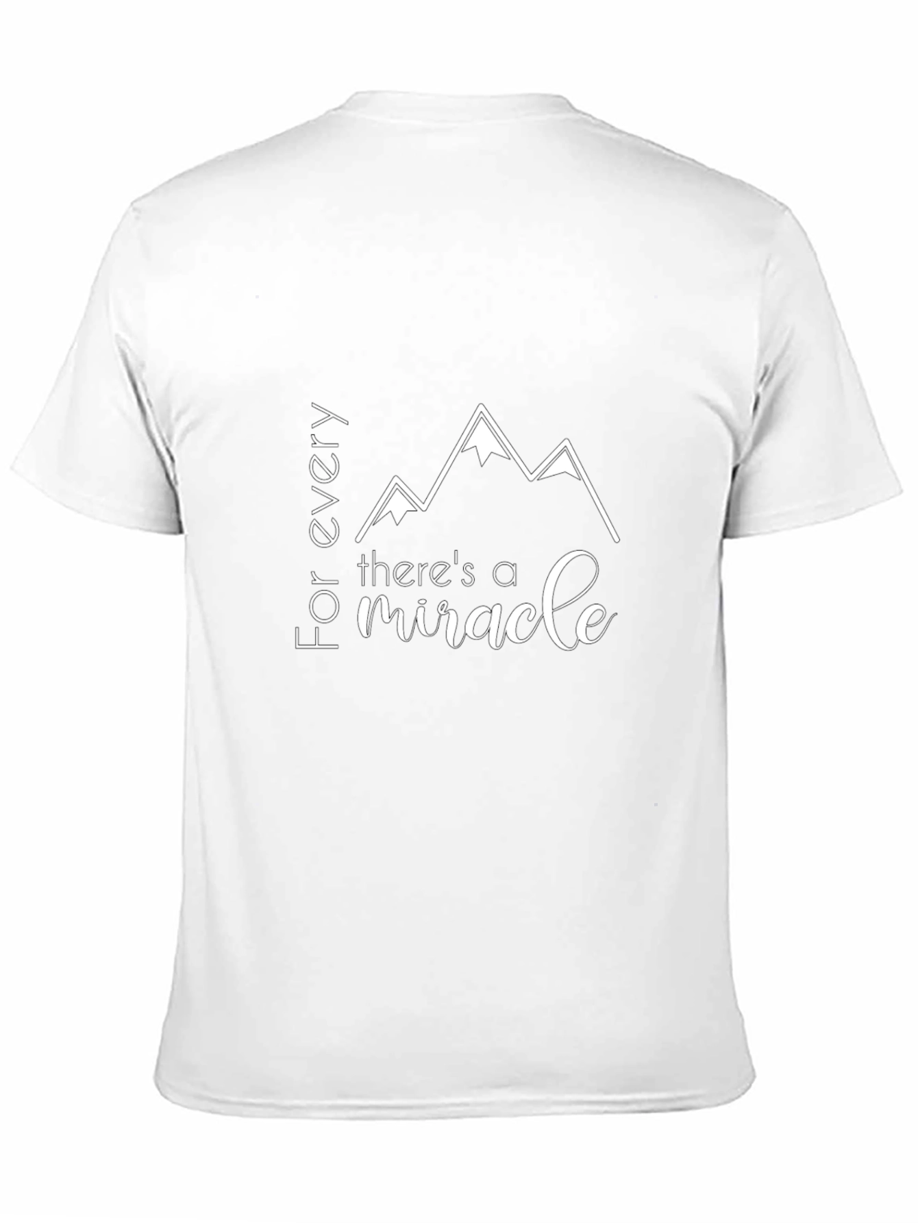 Every Mountain Miracle Tee - Black