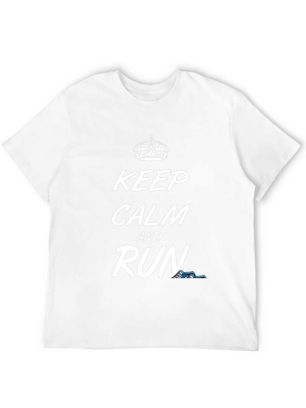 Keep Calm And Run Graphic T-Shirt