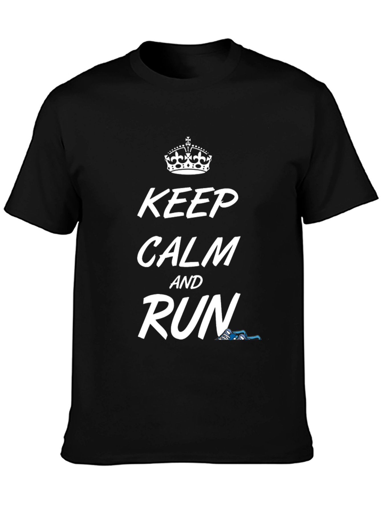 Keep Calm And Run Graphic T-Shirt