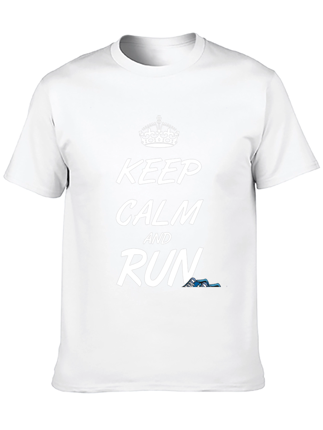 Keep Calm And Run Graphic T-Shirt