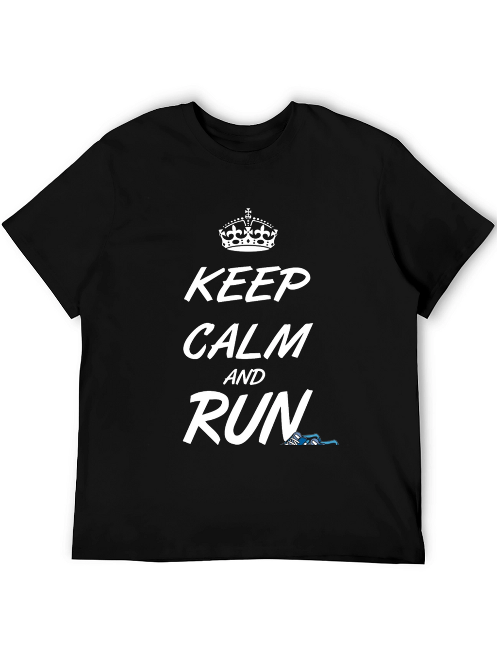 Keep Calm And Run Graphic T-Shirt