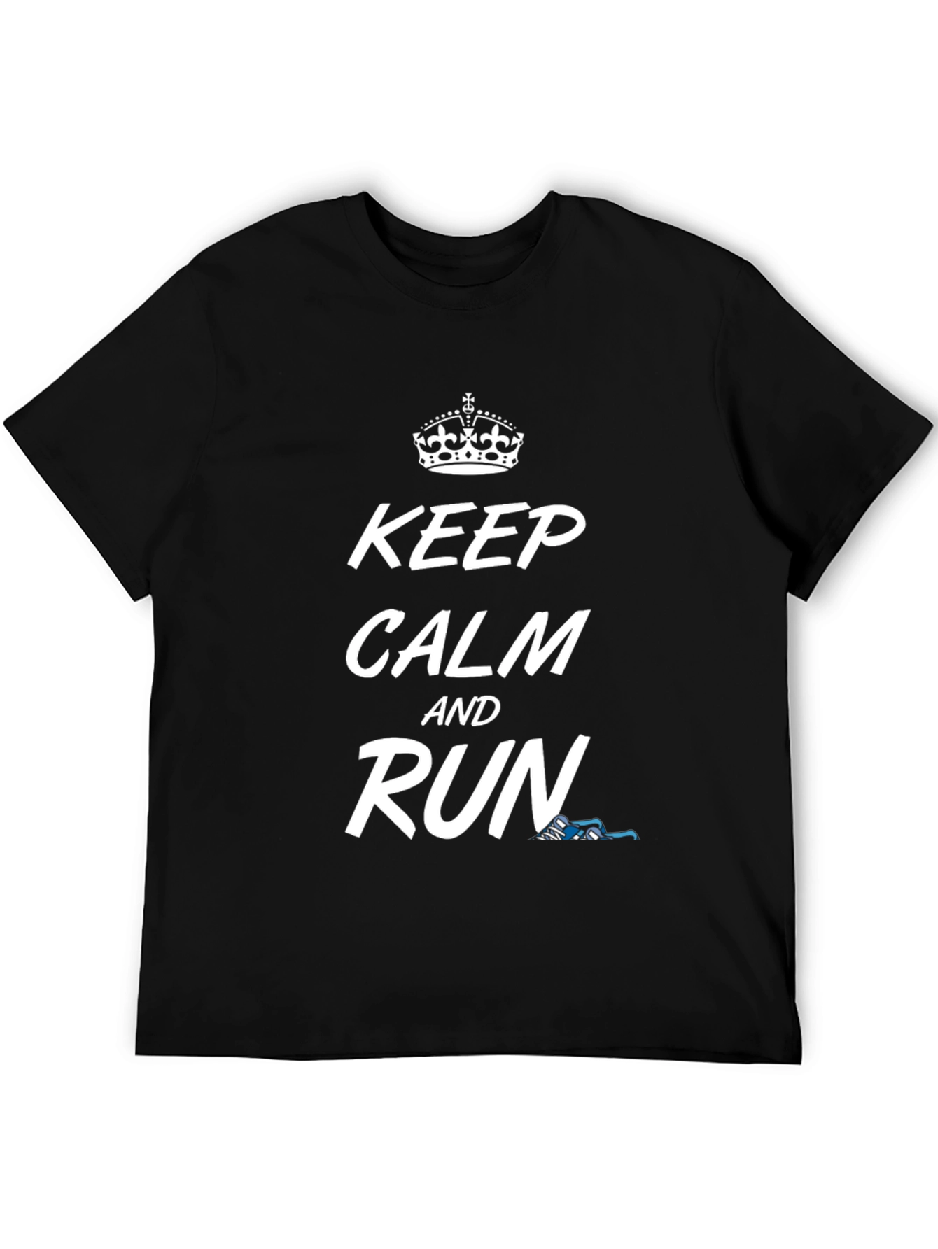 Keep Calm And Run Graphic T-Shirt