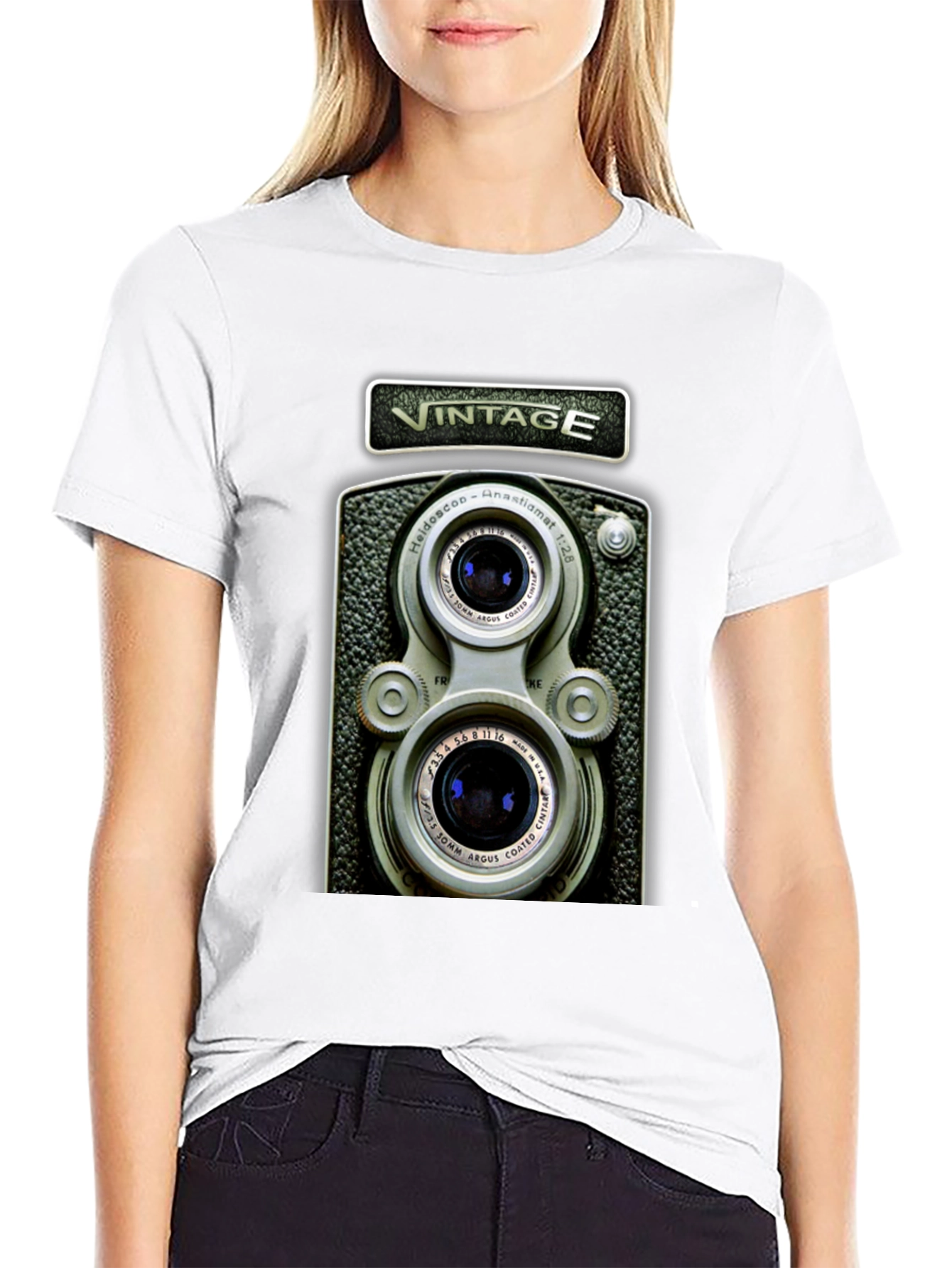 Vintage Camera Graphic T-Shirt