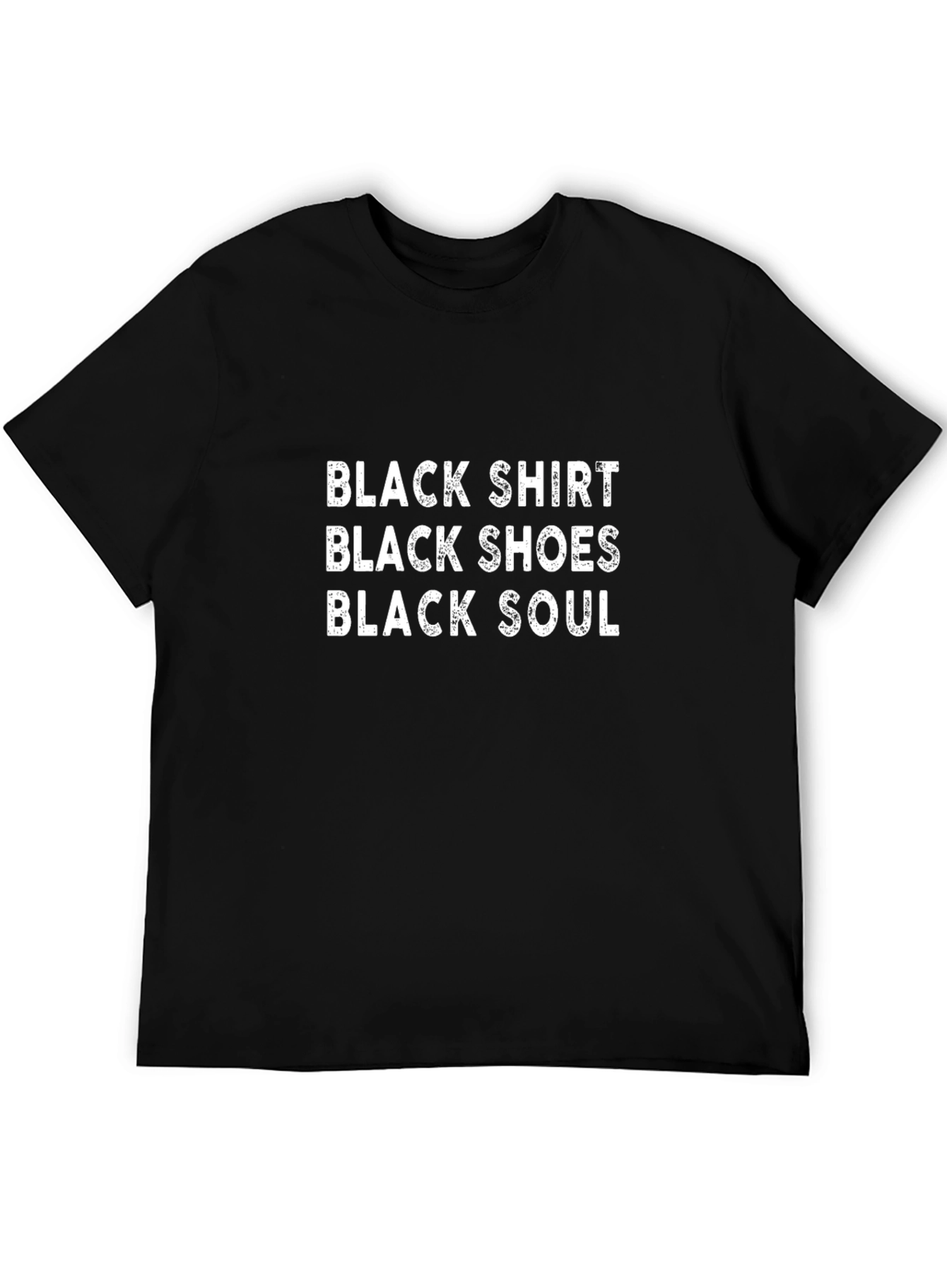Black Shirt Shoes Soul T-Shirt