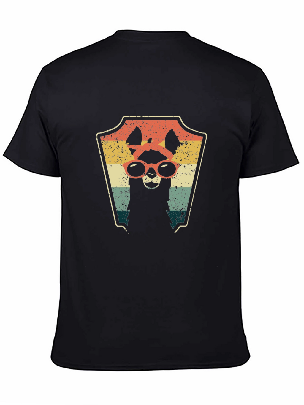 Retro Llama Graphic Tee - Cool Alpaca T-Shirt