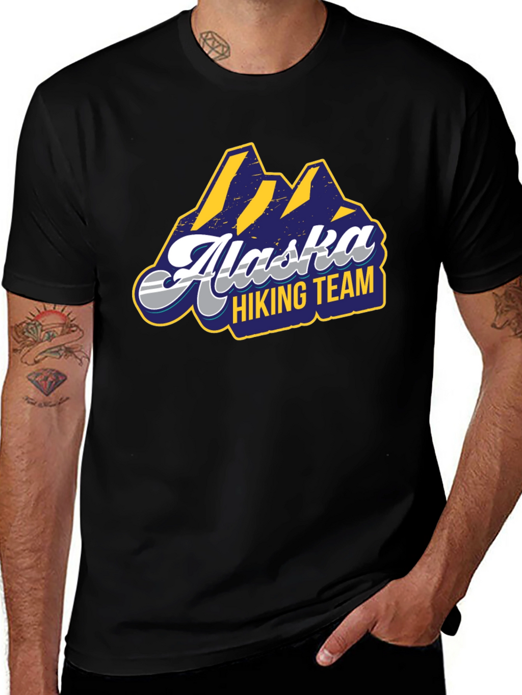 Alaska Hiking Team Graphic T-Shirt