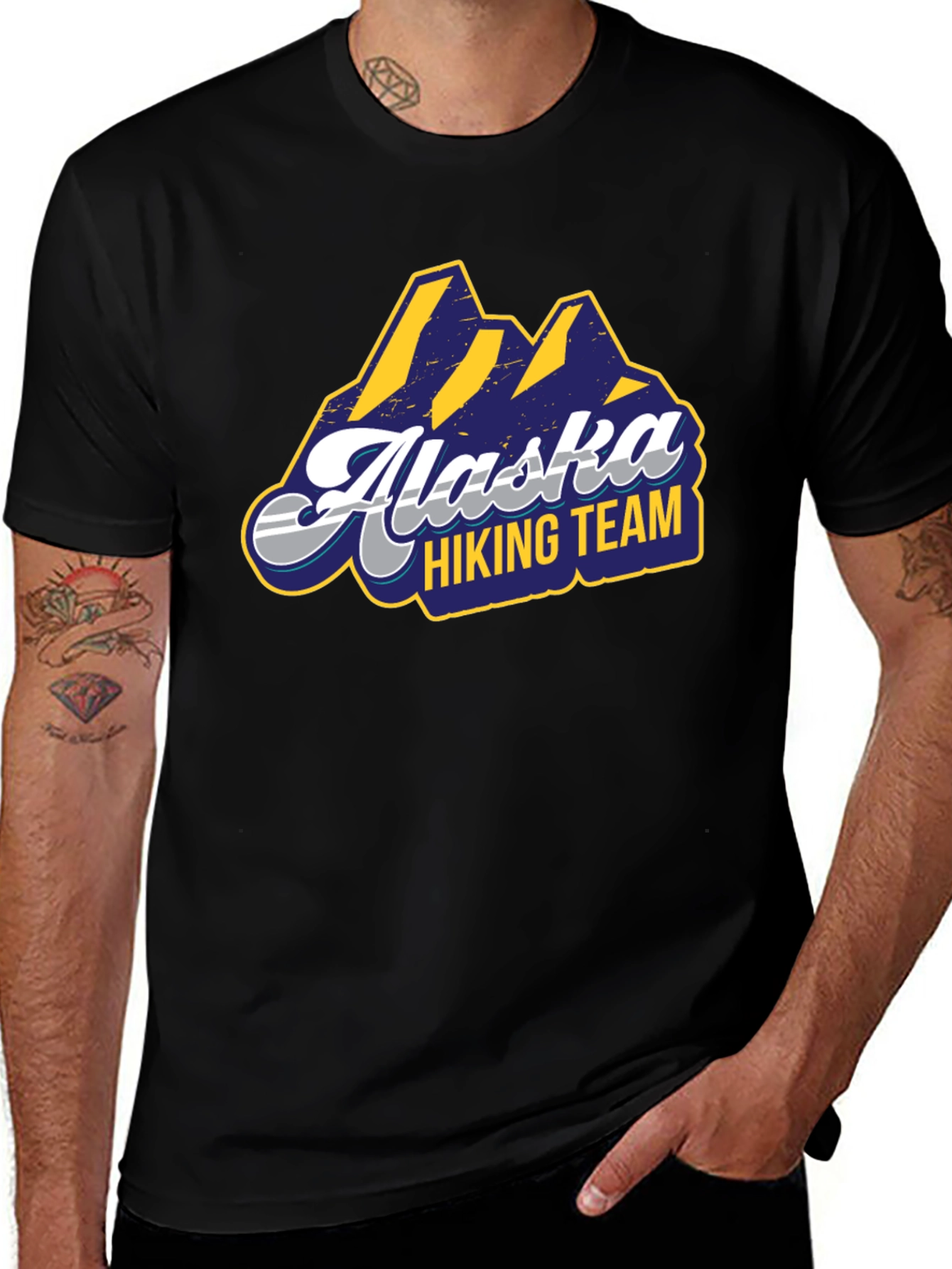Alaska Hiking Team Graphic T-Shirt