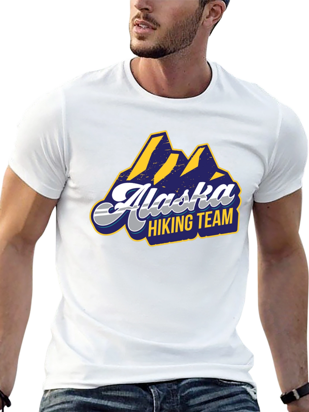 Alaska Hiking Team Graphic T-Shirt