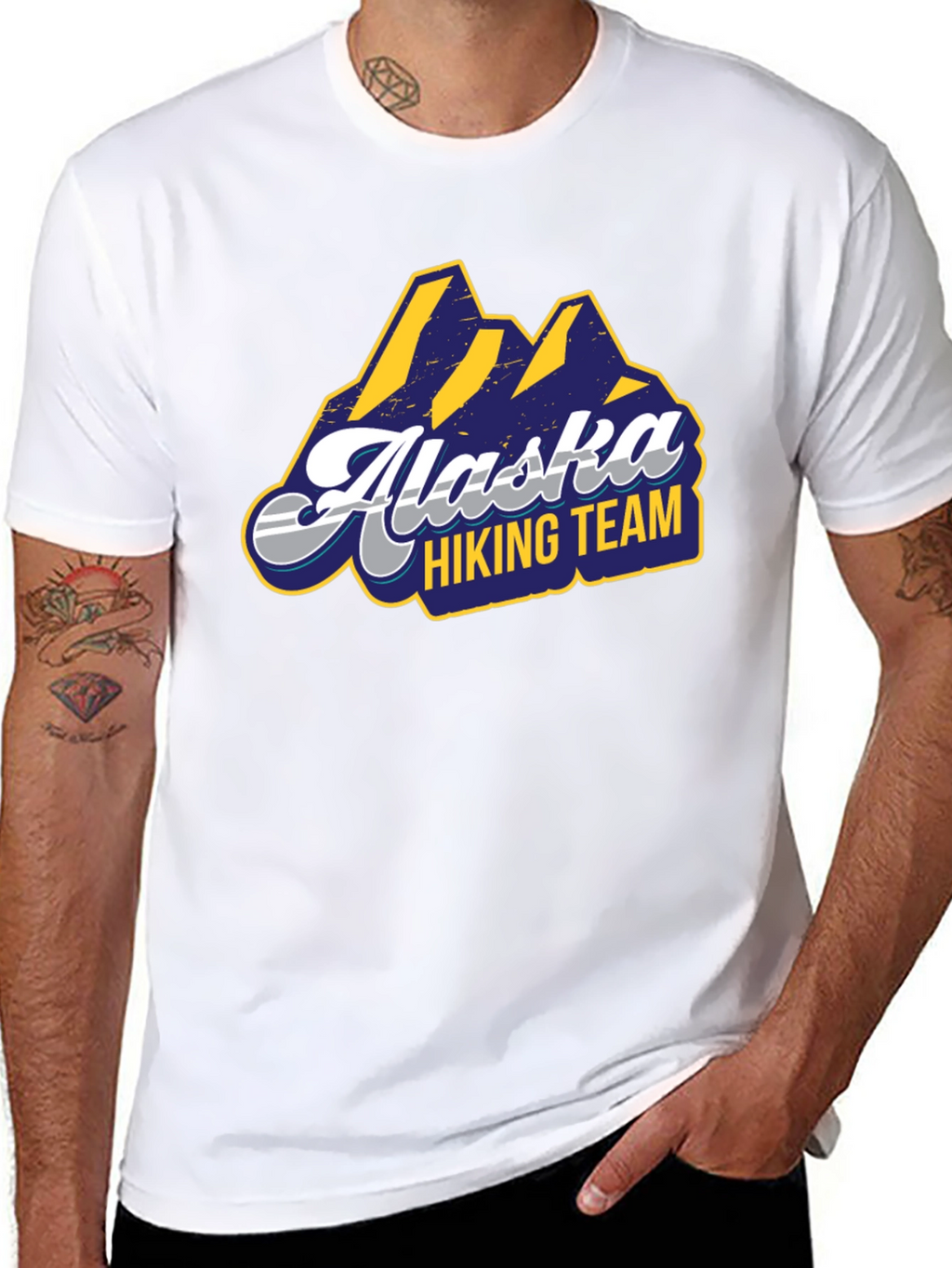 Alaska Hiking Team Graphic T-Shirt