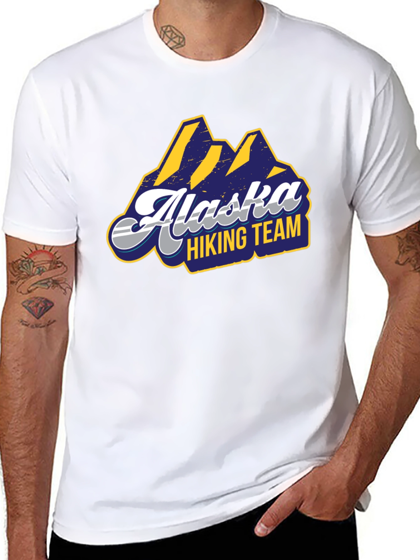 Alaska Hiking Team Graphic T-Shirt