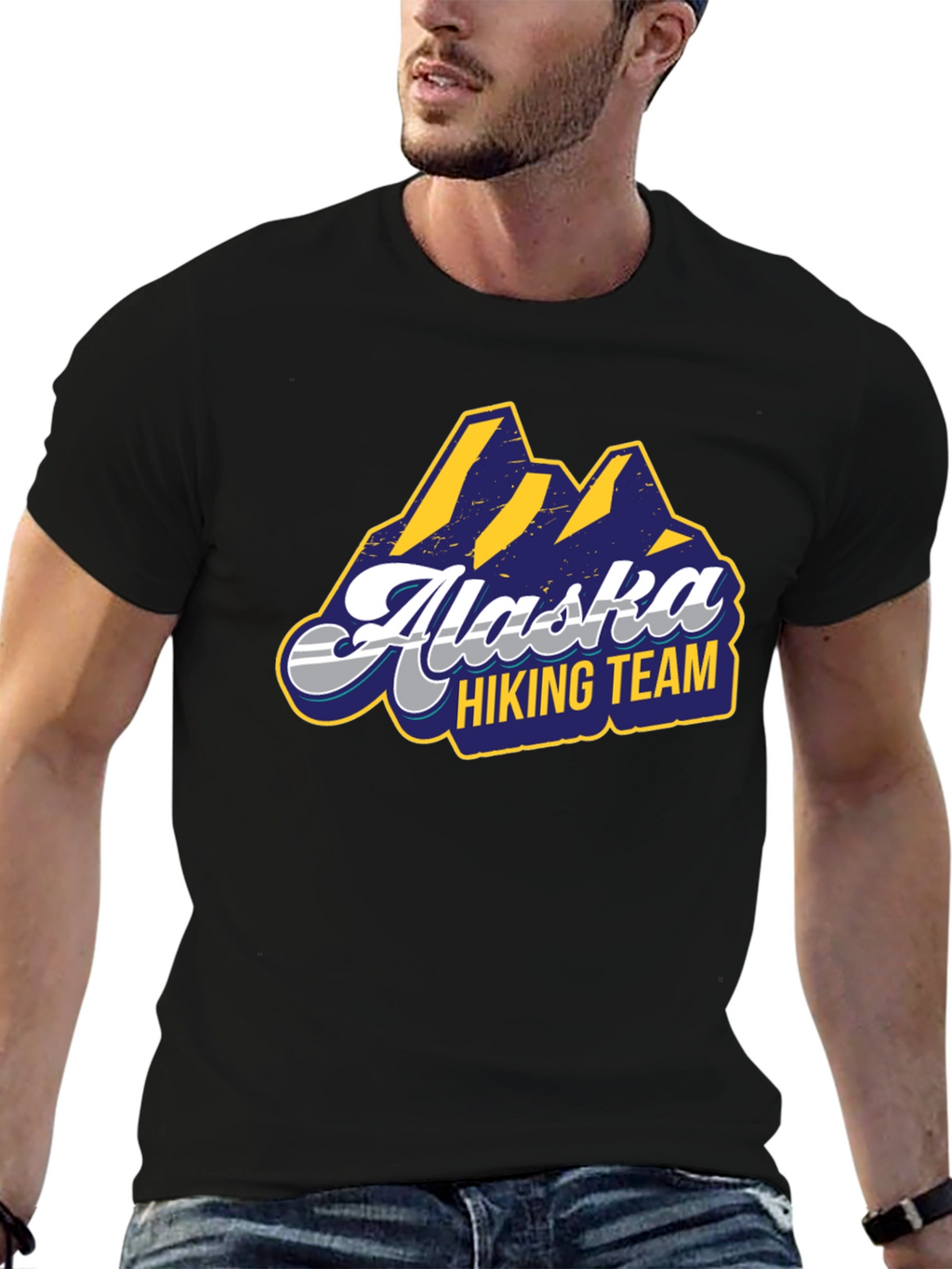 Alaska Hiking Team Graphic T-Shirt