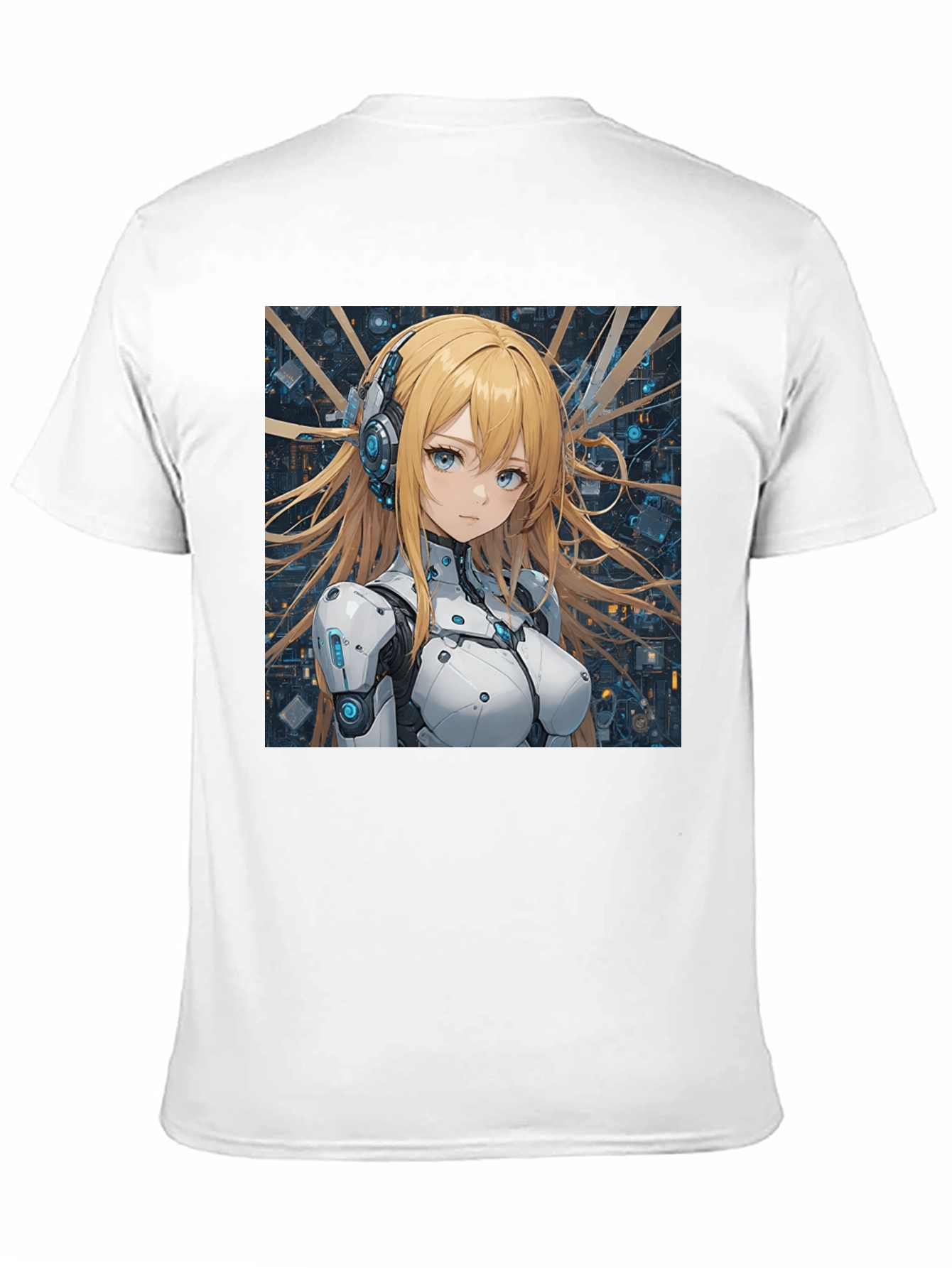 Anime Girl in Tech Suit T-Shirt