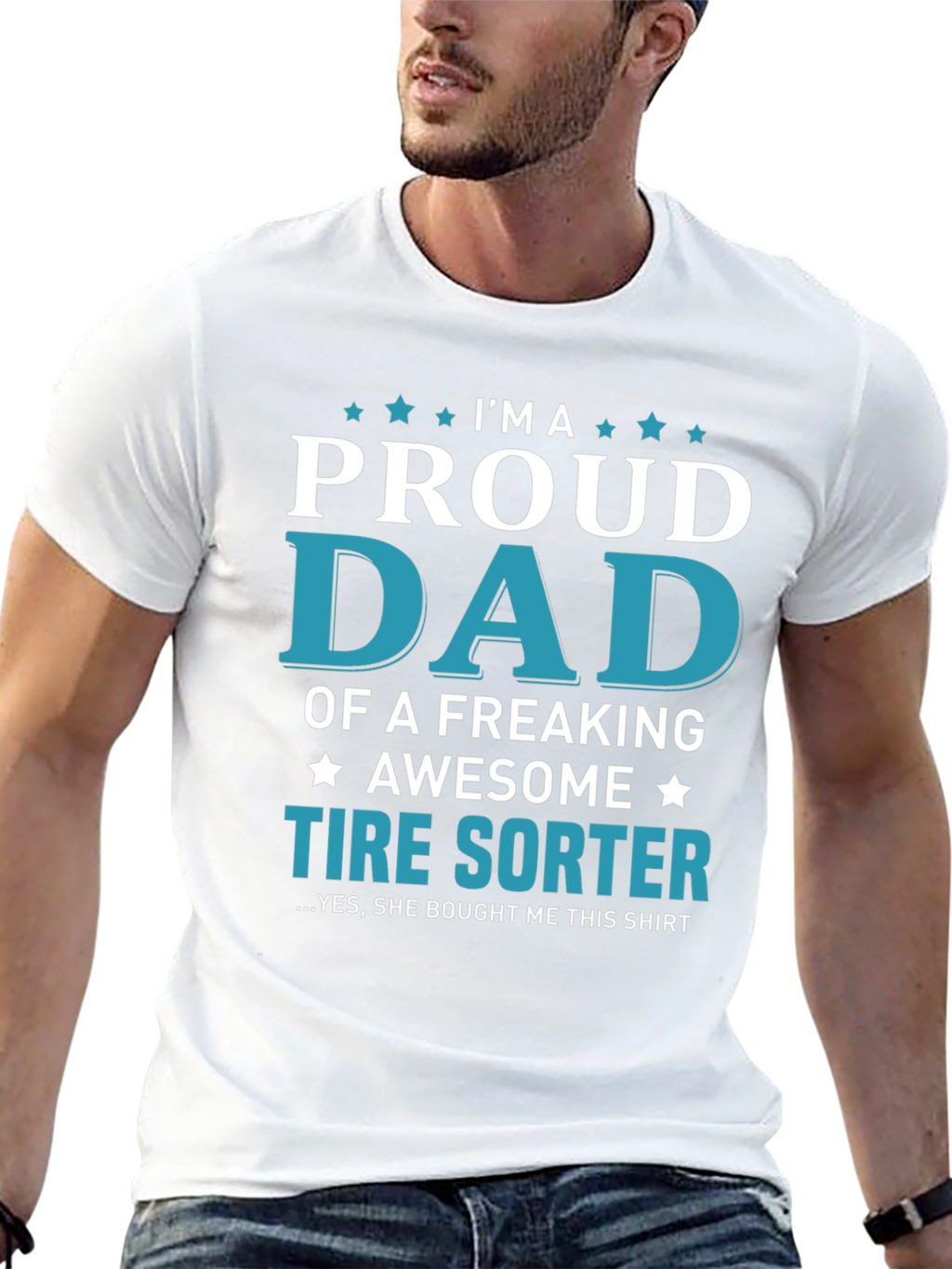 Proud Tire Sorter Dad T-Shirt
