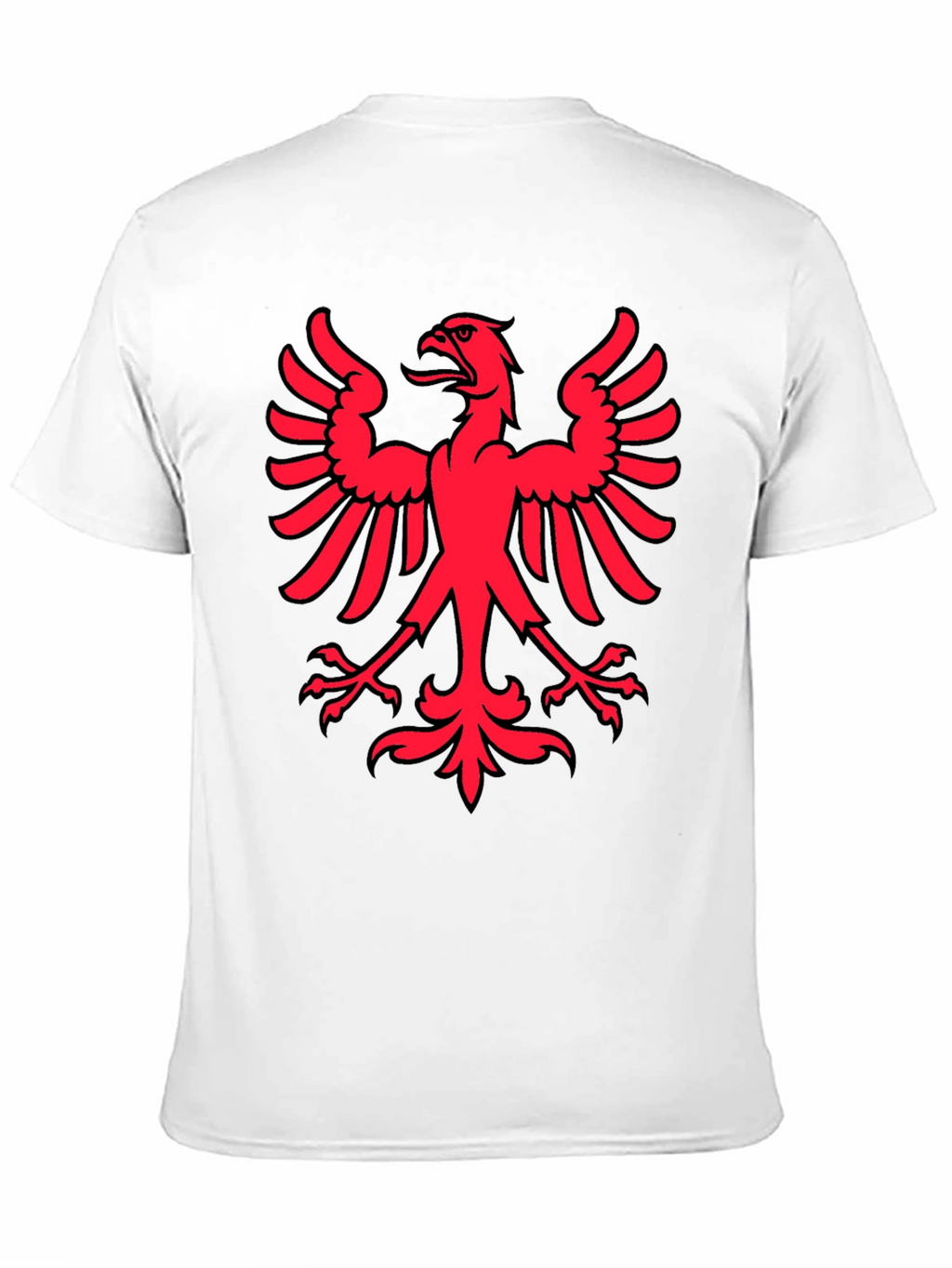 Red Eagle Graphic Black T-Shirt