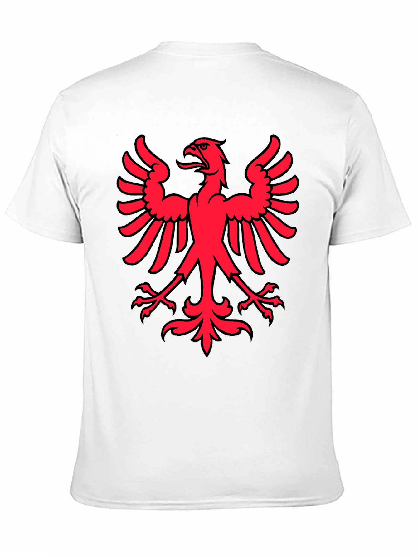 Red Eagle Graphic Black T-Shirt