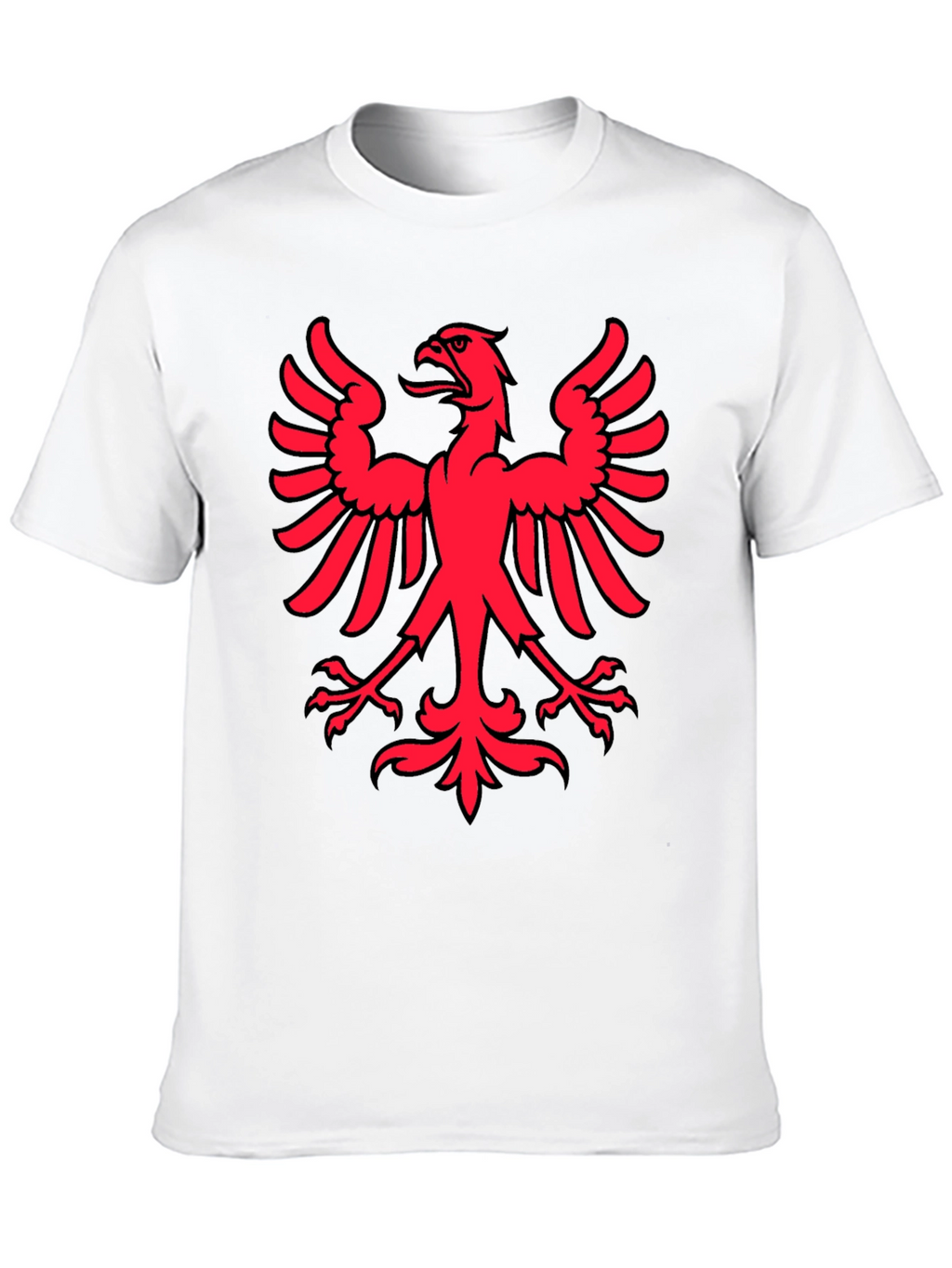 Red Eagle Graphic Black T-Shirt