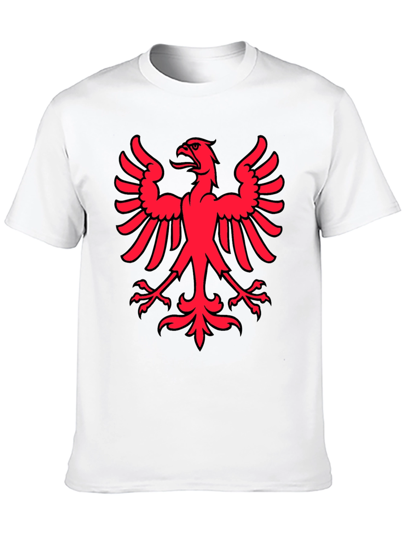 Red Eagle Graphic Black T-Shirt