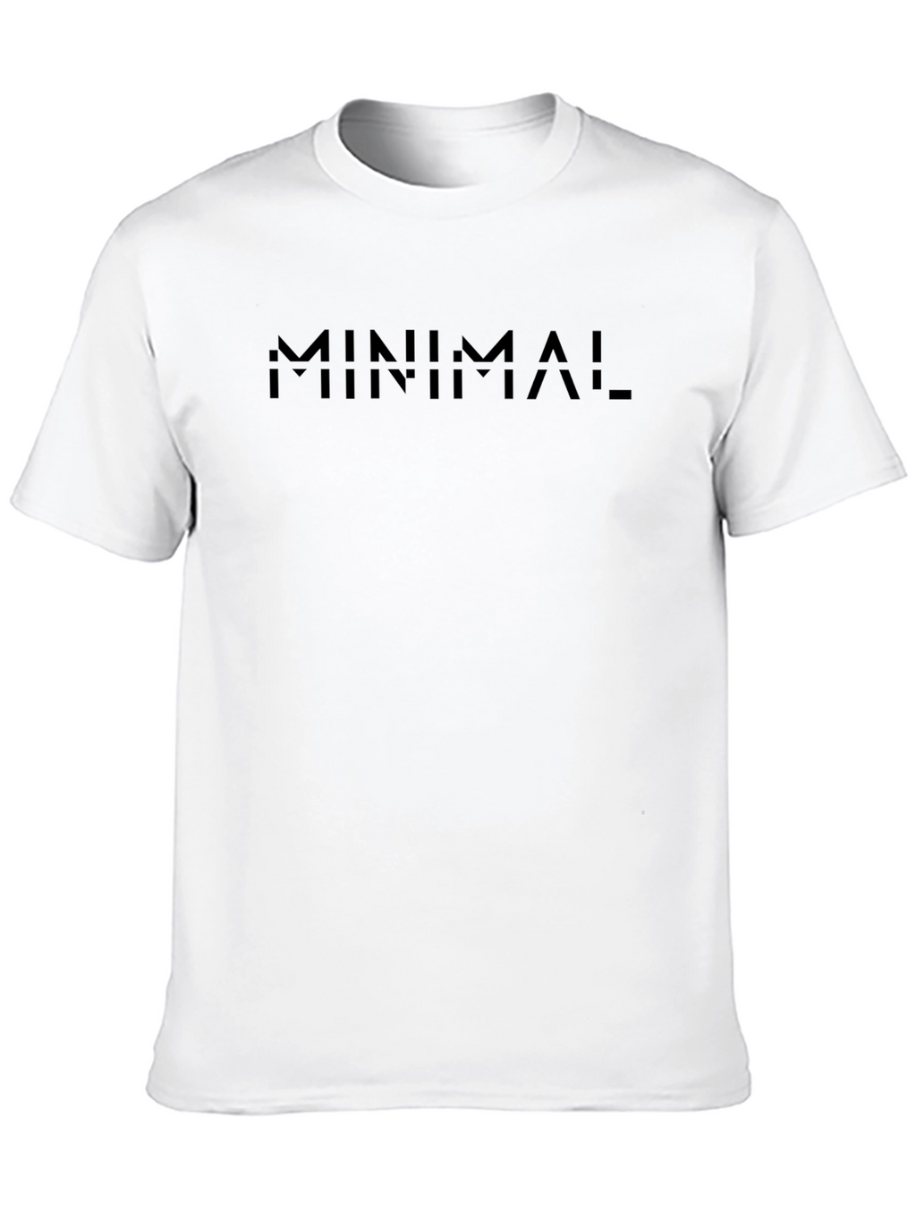Minimalist Black Graphic Tee - Modern Design