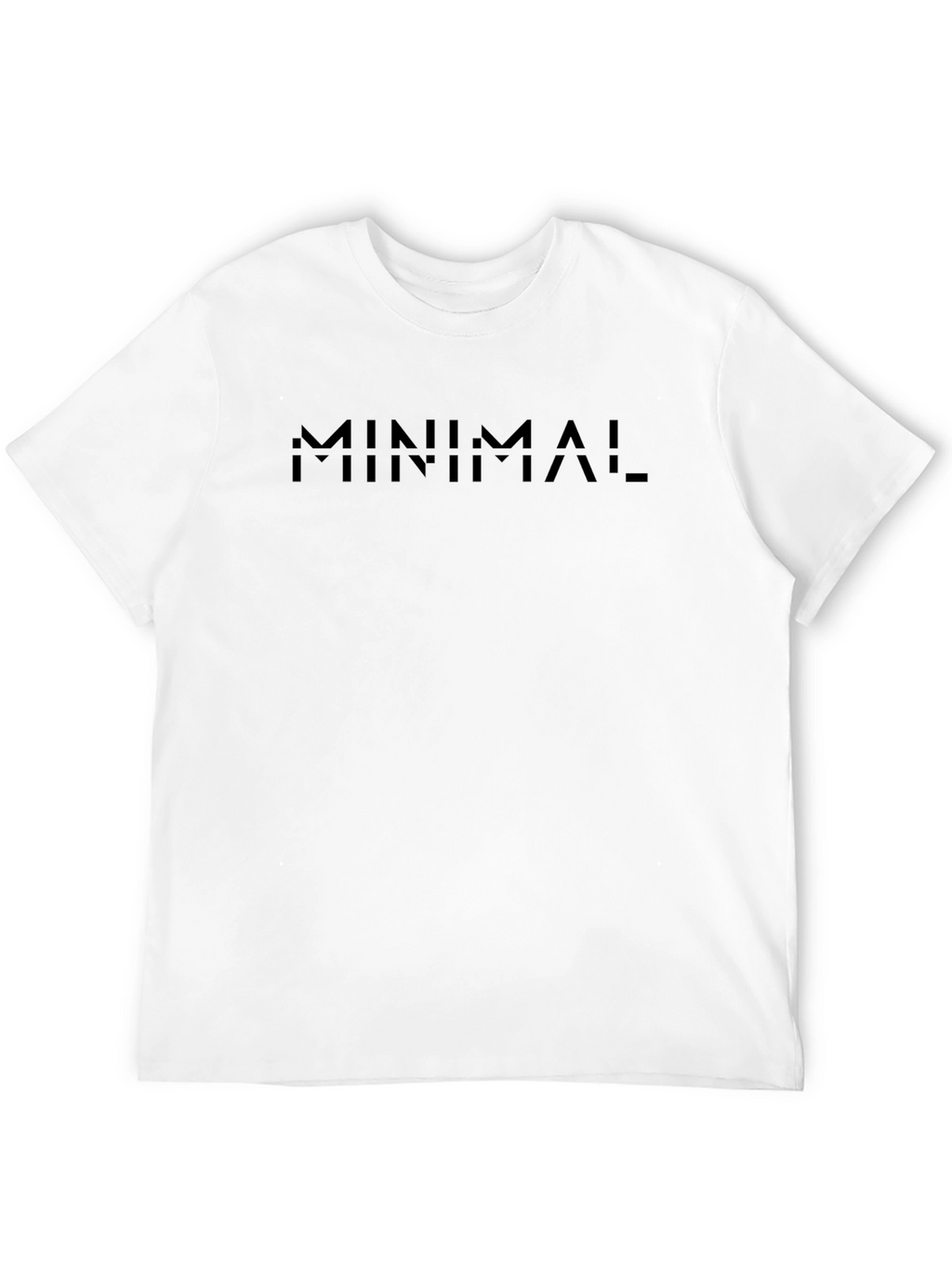 Minimalist Black Graphic Tee - Modern Design
