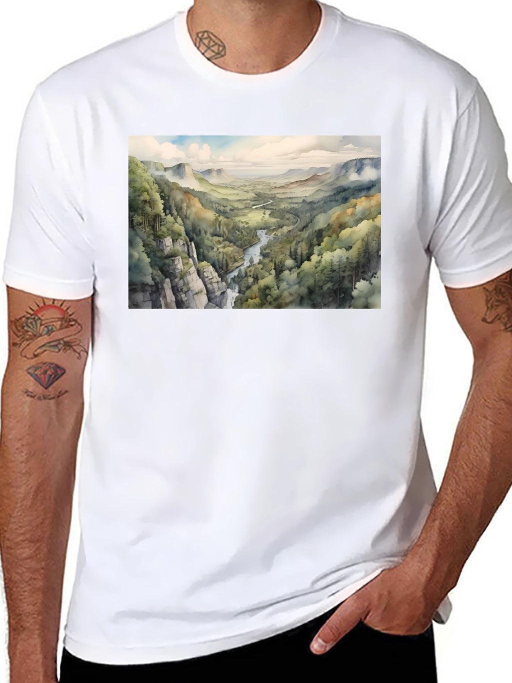 Scenic Valley View T-Shirt