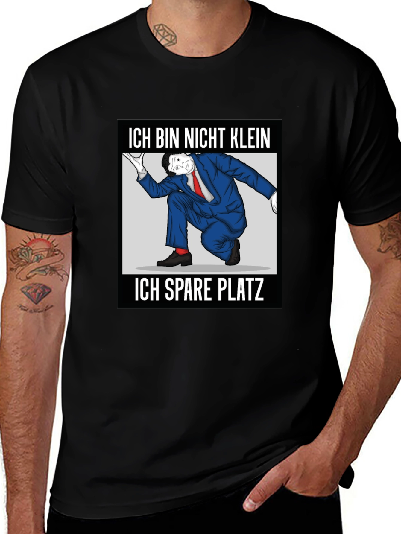 Ich Bin Nicht Klein I Spare Platz T-Shirt