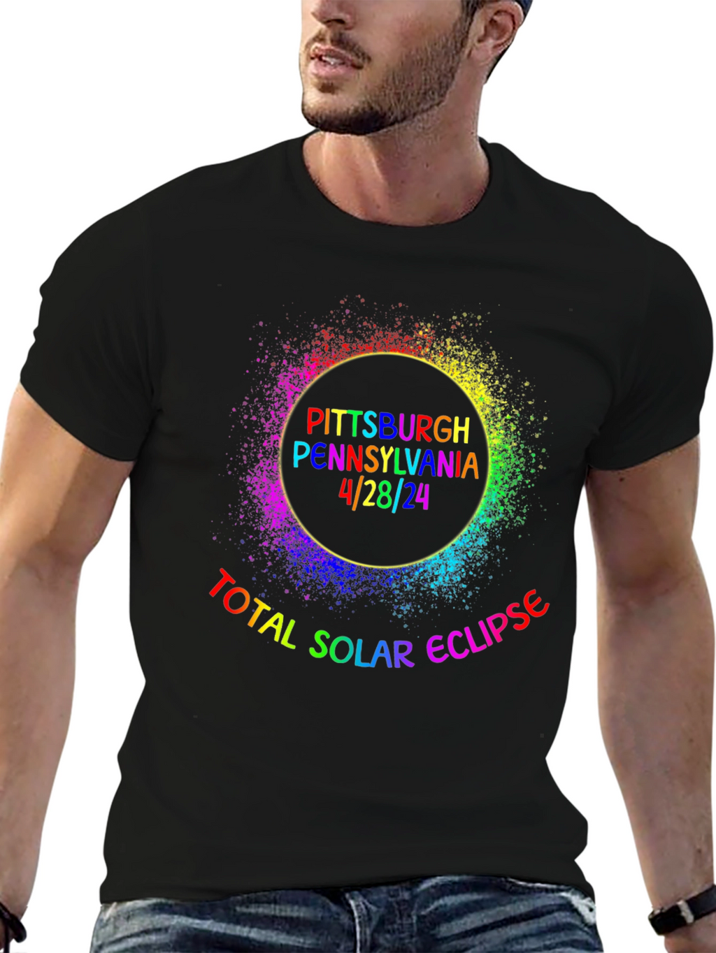 Pittsburgh Total Solar Eclipse April 28 2024 T-Shirt